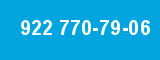 922 770-79-06 922 770-79-06